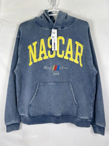 NASCAR Fleece Hoodie XL NWT Embroidered Stitching Heavyweight MSRP $70