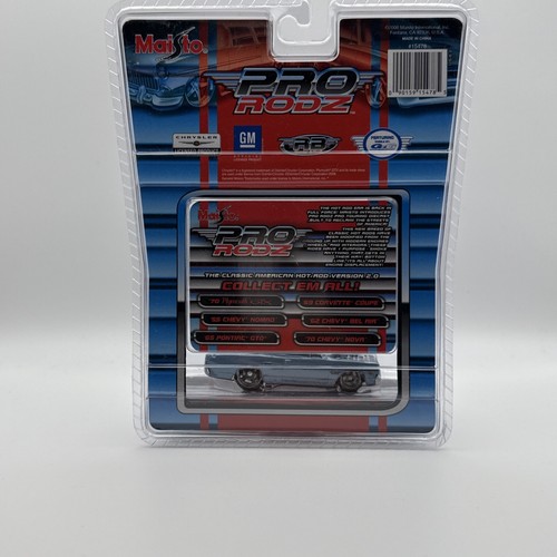 Maisto Pro Rodz ‘70 Plymouth GTX, 1:64 Metal Light Blue Custom Shop Pro-Touring - Picture 10 of 10
