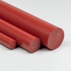 PVC rund Ø 50mm rot Länge wählbar Rundmaterial PVC-U Stab Kunststoff Plastik