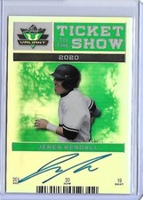 2017 Leaf Valiant TTTS Jeren Kendall Green Prismatic RC Auto 87/99 Dodgers