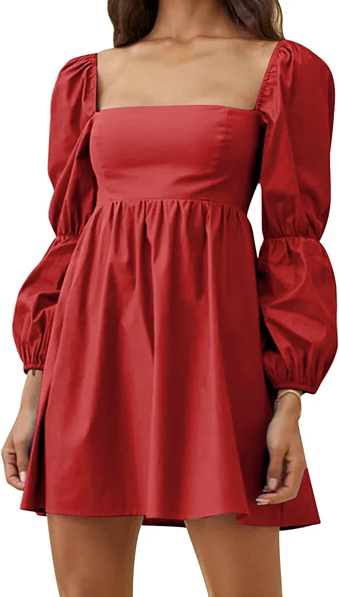 long sleeve sun dress Lantern Sleeve Long Split Dress I Boho Dress I Love that Boho main image 1