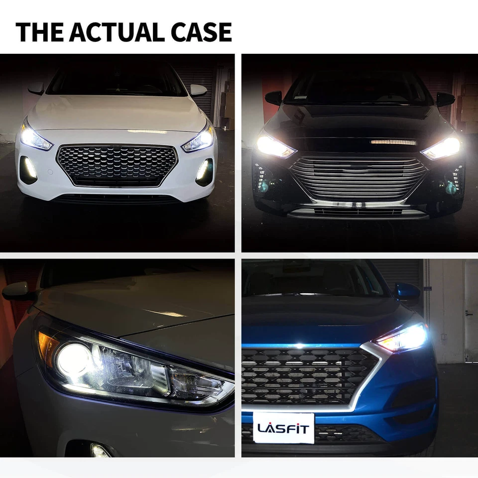 Faros LED personalizados haz bajo para Kia Sedona 2015-2018 blanco frío 6000 k Foto 3 de 4