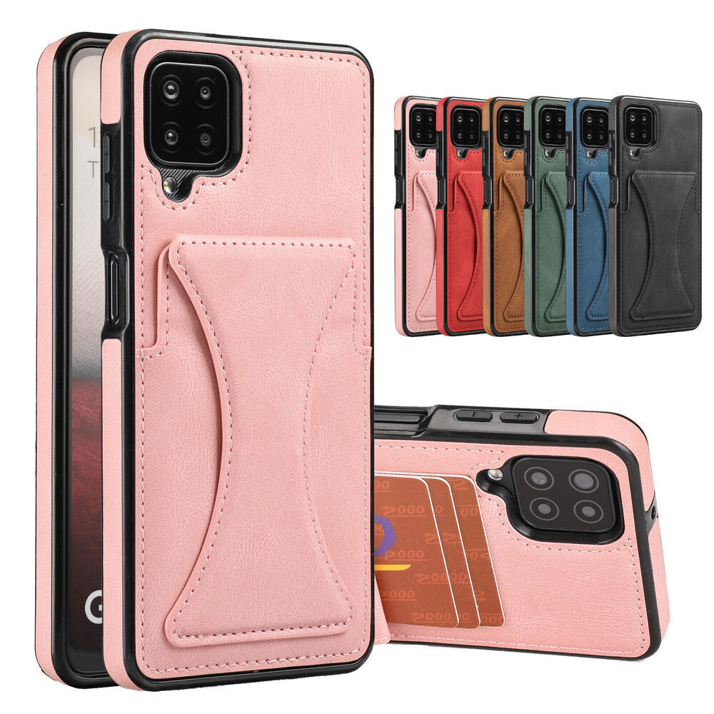 Shockproof Slot Case Holder Phone Cover For Samsung Galaxy A30 A50s A71 A72