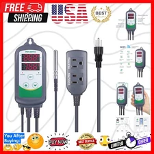 Programmable WiFi Digital Thermostat with Alarms for Brewing & Incubation Needs