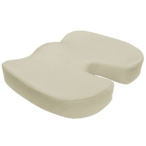 Memory Foam Coccyx Seat Pad Cushion Lumbar Relief Car Chair Wheelchair Clearance - Picture 26 of 31