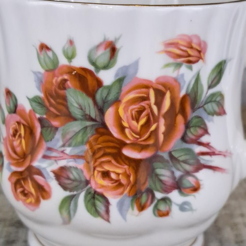 Vintage Royal Albert Centennial Rose Coffee Tea Cup Brown Roses Floral - Picture 2 of 9