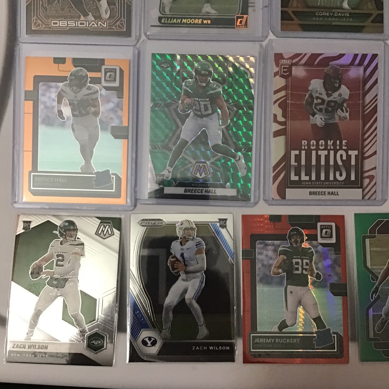 New York Jets 202123 Card Lot (37)! Auto, SP, ’d, Rookies. Wilson