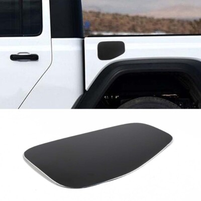 Black Door Fuel Filler Gas Tank Cap Cover Trim Decal For Jeep Gladiator JT 2020+