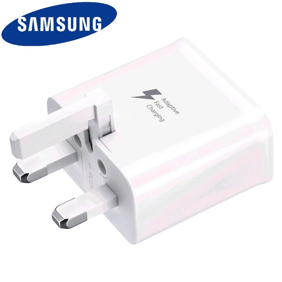 GENUINE SAMSUNG GALAXY S5 S6 S7 EDGE ADAPTIVE FAST ORIGINAL MAINS WALL CHARGER - Image 2 of 2