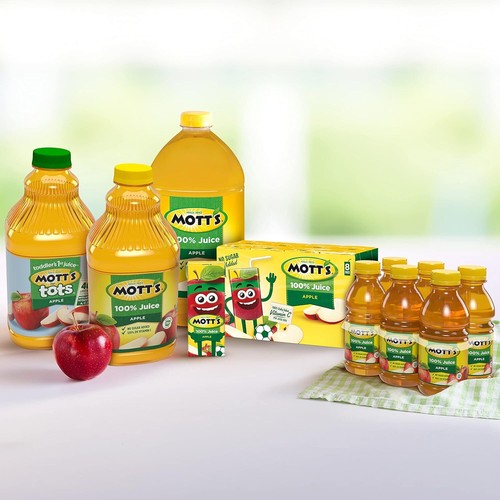 Mott's 100% Apple White Grape Juice, 8 Fl Oz Bottles, 24 Count (4 Packs Of 6), N - Picture 6 of 24