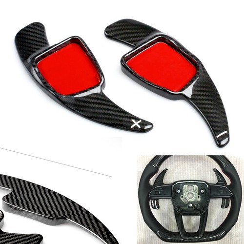 Carbon Fiber Steering Wheel Shift Gear Paddle For Audi A3 A4L A5 S3 S4