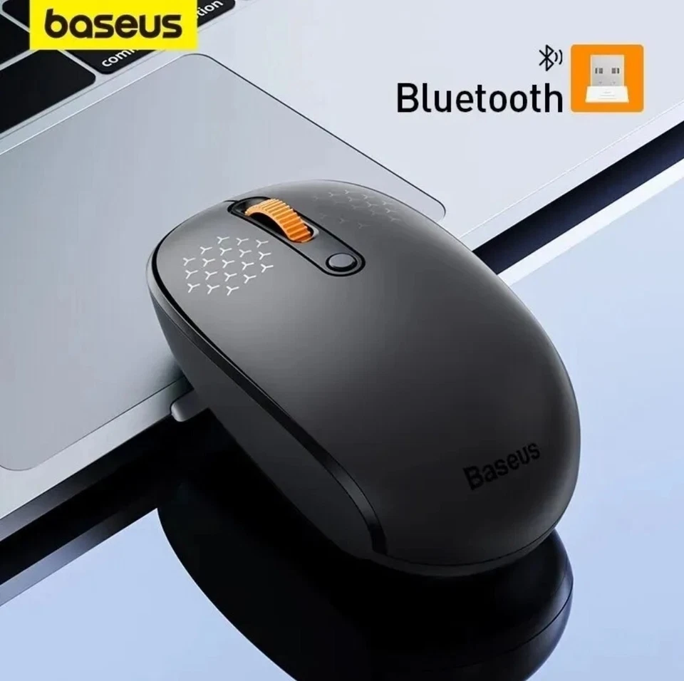 NEW! Sealed Baseus F01B Mouse Wireless Bluetooth 5.0 Mouse 1600 DPI Silent Click - Image 2 of 2
