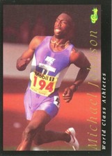 CLASSIC WORLD-CLASS ATHELTES Michael Johnson USA TRACK & FIELD