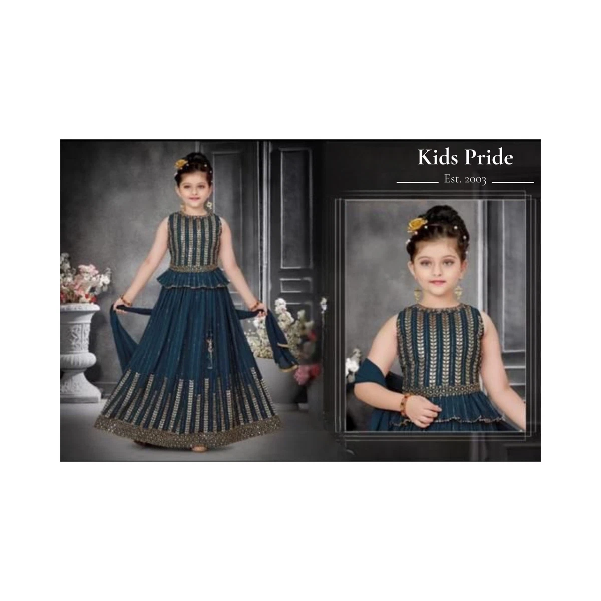 Lehenga choli for 9 years cheap old girl
