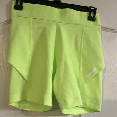 neon nike biker shorts