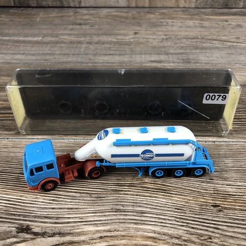 Semirremolque cisterna de juguete Kibri Schmidt Heilbronn escala HO 0079 1:87 de colección | Zustand: Used
