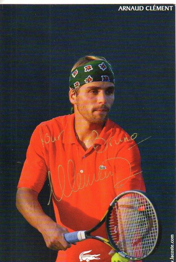 CARTE DEDICACEE ARNAUD CLEMENT - Tennis - Photo 1/1