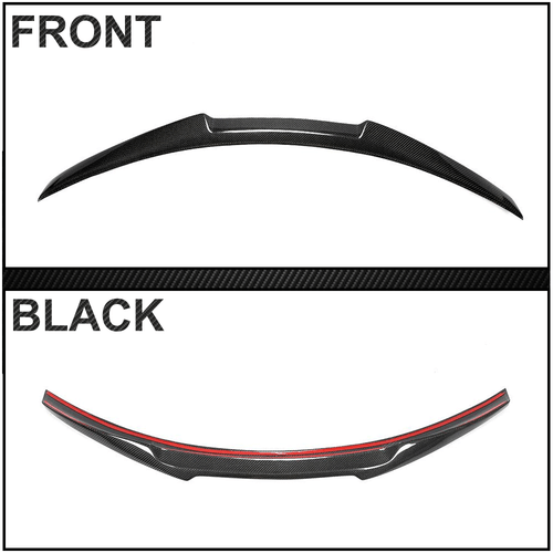 Fit For Infiniti Q50 Sedan 2014-20 REAL Carbon Rear Trunk Spoiler Lip Boot Wing - Picture 12 of 12