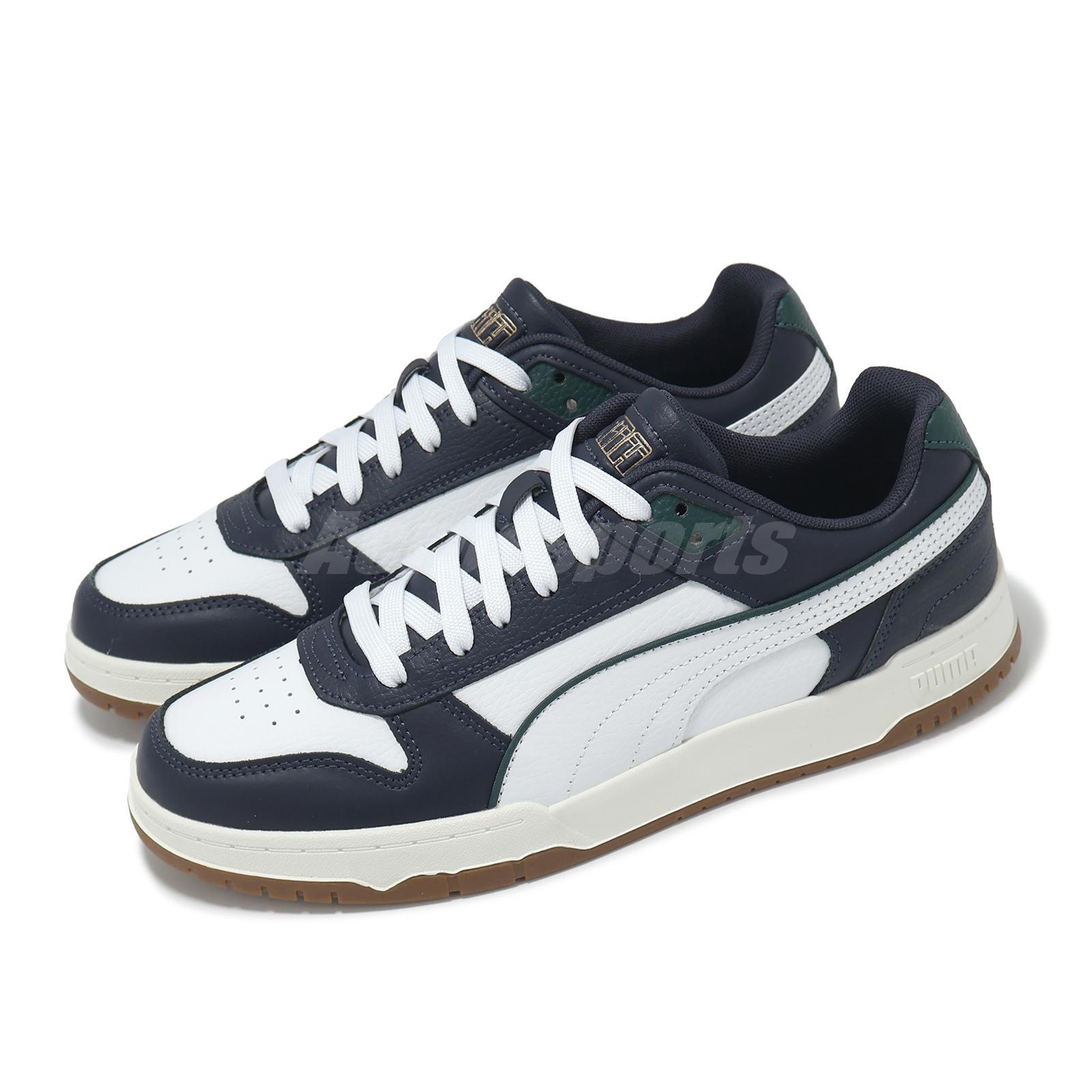 Puma RBD Game Low White Navy Men Unisex Casual Lifestyle Shoes 386373-43