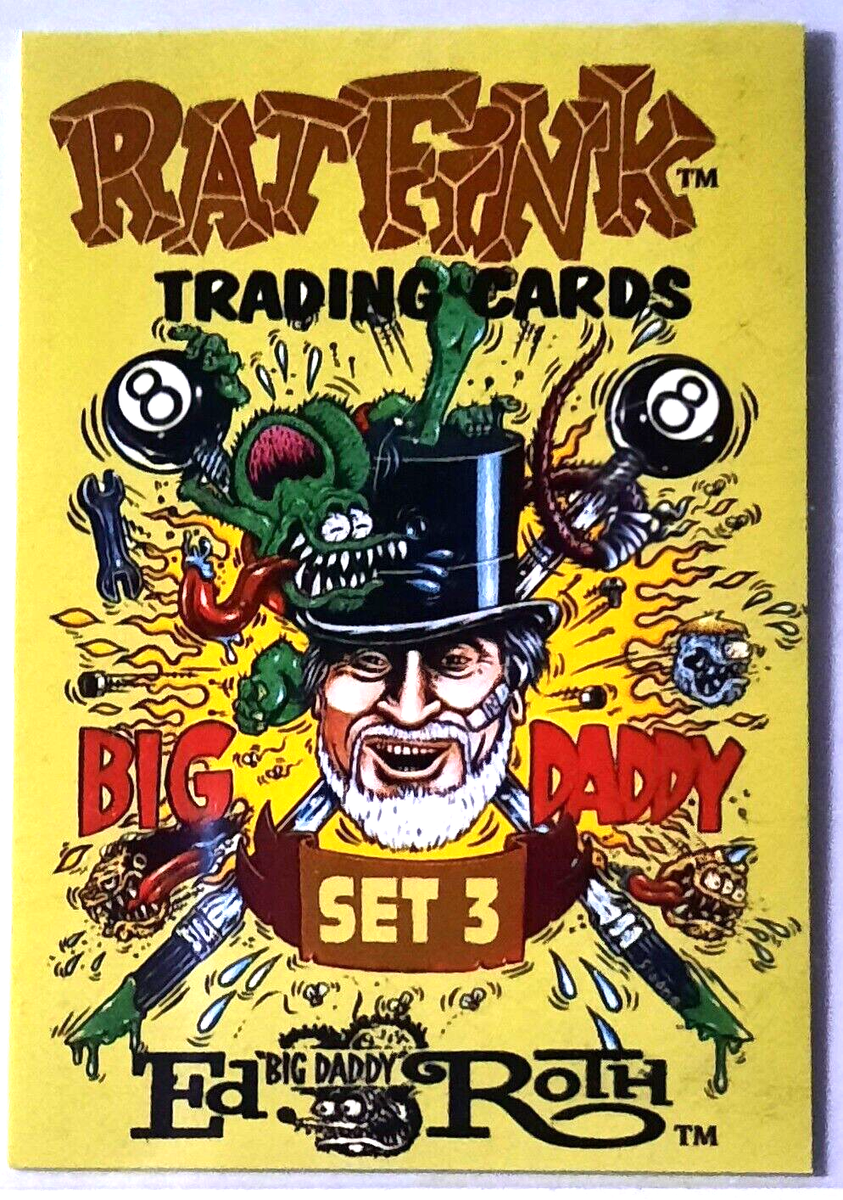1996 Rat Fink Set 3 Checklist Card by Ed 