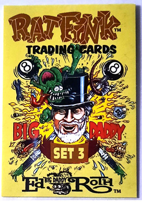 1996 Rat Fink Set 3 Checklist Card by Ed 