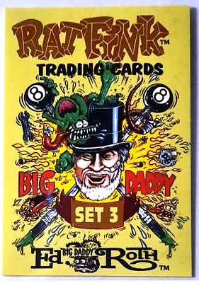 1996 Rat Fink Set 3 Checklist Card by Ed 