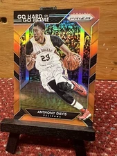 2016-17 Panini Prizm Go Hard or Go Home Orange Prizm /49 Anthony Davis #3