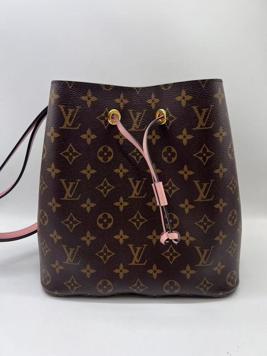 Louis Vuitton Monogram Canvas Neonoe MM Rose Poudre Bucket-style