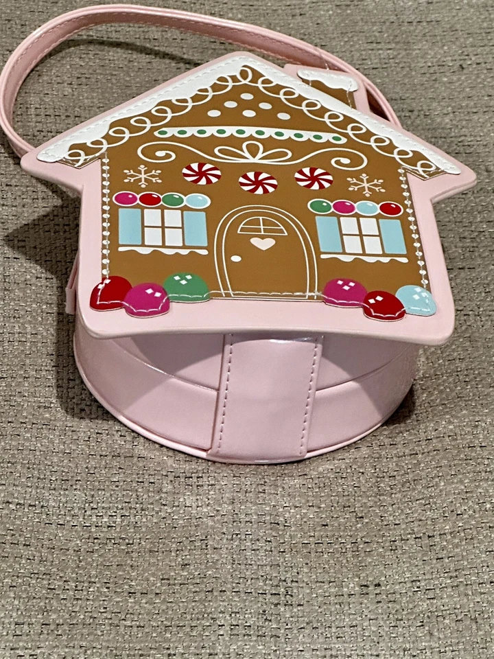 Bolso Cartera Gymboree Rosa GINGERBREAD HOUSE DULCE NADA Caramelo Navidad NUEVO NUEVO CON ETIQUETAS Foto 4 de 4