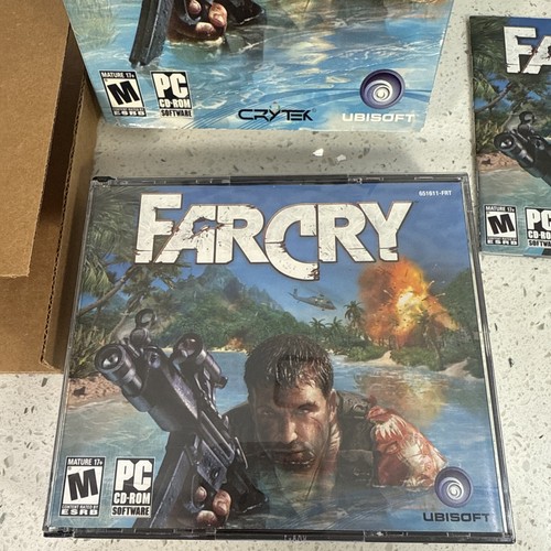 Far Cry PC CD-ROM Complete Crytek Ubisoft Big Box CIB W/ Game & Manual - Picture 3 of 15