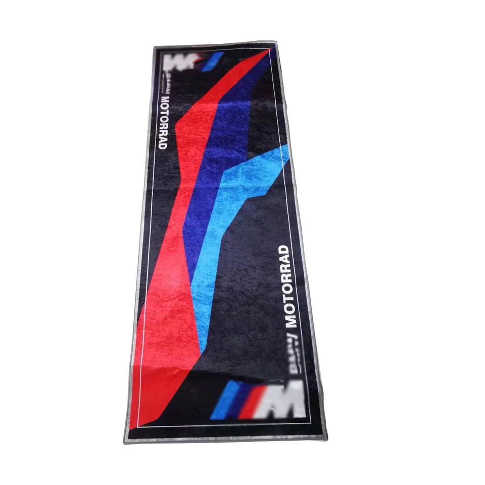 Tapete de assoalho 220*80cm oficina motocicleta showroom garagem tapete para BMW M - Imagem 4 de 4