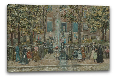 Kunstdruck Maurice Brazil Prendergast - Gerichtsgebäude, West End Library, Bost