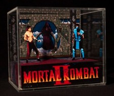 Mortal Kombat II - Cubo 3D Diorama Hecho a Mano - Videojuegos - Shadowbox