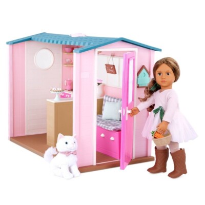 Baby Doll Our Generation Dollhouse Playset Furniture, Play Food