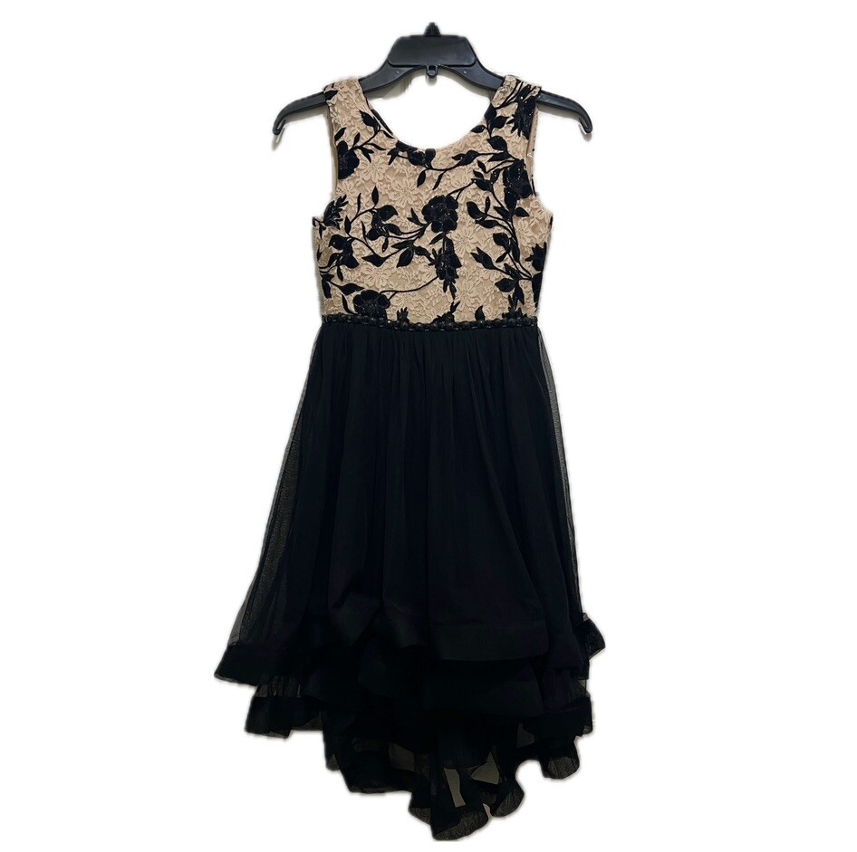 white christmas dresses Benedetta Black & Cream Long-Sleeve Drop-Waist Maxi Dress – Club L London