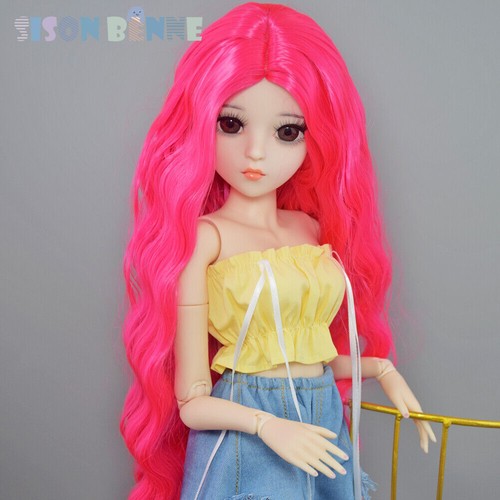 Cheveux Longs BJD Poupée 60cm Épissure Sphérique Corps Féminin Bricolage Jouet - Imagen 9 de 23