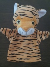 The Puppet Company Hand Puppet Tiger Soft Plush Stuffed Animal Pretend Play 10