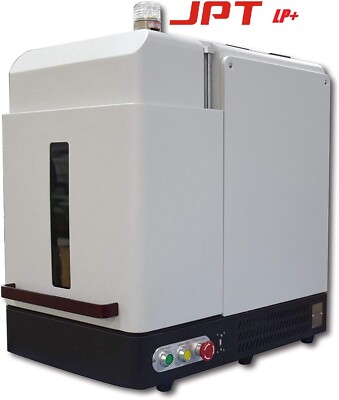 JPT 50W Enclosure Fiber Laser Marker Engraver for Nameplate/Serial NO./Lighter