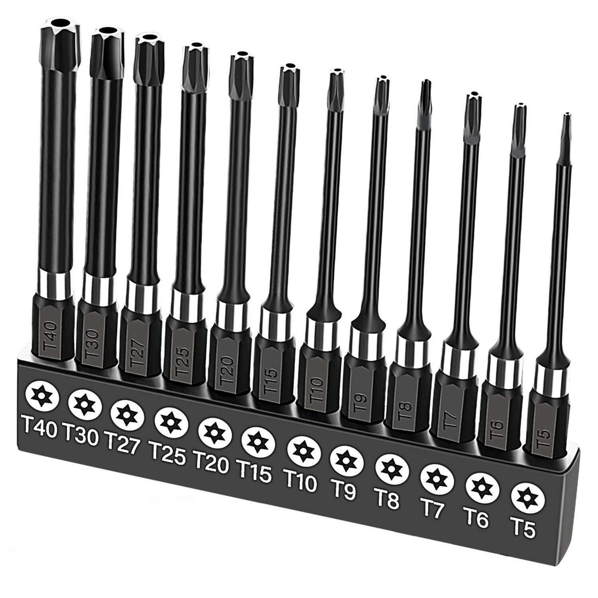 HAIKUSOUBI Torx Head Screwdriver Bit Set 1/4 Inch Magnetic