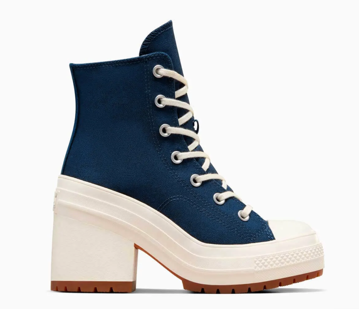 SIZE 6 WOMENS - Converse Chuck 70 De Luxe Heel Obsidian White