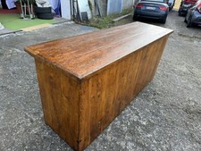 Bancone Antico  Negozio Tessuti Rovere Larice