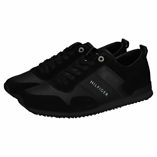 tommy hilfiger shoes men black