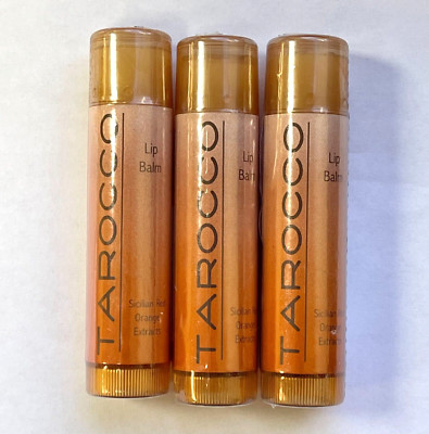 Tarocco Red Orange Lip Balm SPF 15 (Pack of 3)