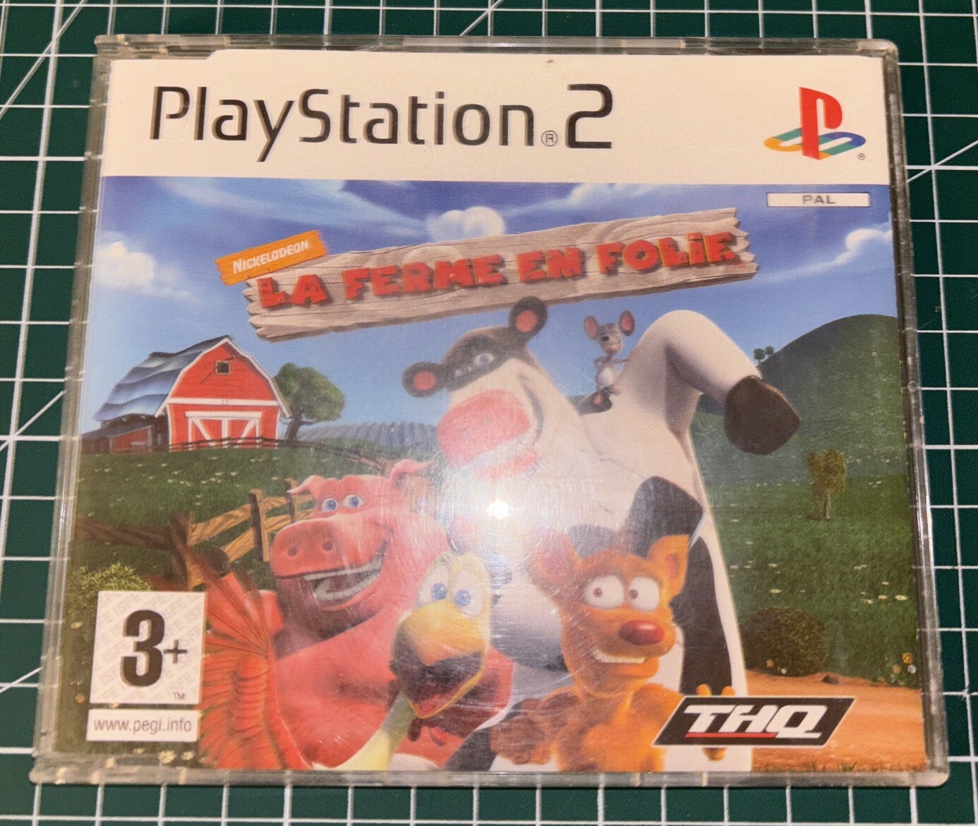 Promo Disc Only Press Promotionnel Jeu Sony PlayStation 2 PS2 La Ferme En Folie
