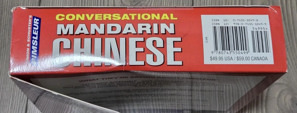 Pimsleur Conversational Mandarin Chinese Lessons 8 CDs NEW Language Audio Discs - Image 4 of 4