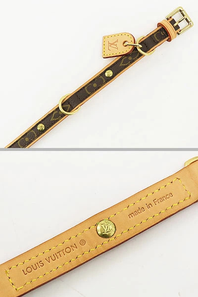 Louis Vuitton Monogram Collier Baxter PM Baxter MM Dog Leash