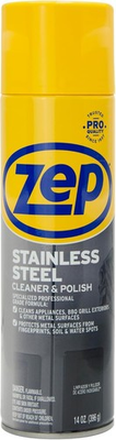 #ad Zep Stainless Steel Cleaner and Polish 14 ounces ZUSSTL14 Protects Metal Sur $7.46
