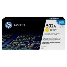 Genuine HP 502A Yellow LaserJet Toner Cartridge Q6472A original OEM HP toner