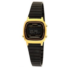 Casio LA670WEGB-1B Digital Women's Wristwatches Black Gold / Tracking