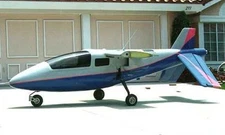 Aerocar Mini-IMP Aircraft Desktop Kiln Dried Wood Airplane New Model Small 1/24